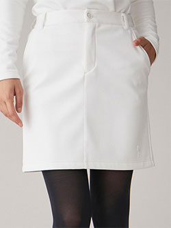 ジュン&ロペ　25年秋冬新作　三層防風フリース　保温Aラインスカート　ERC74000