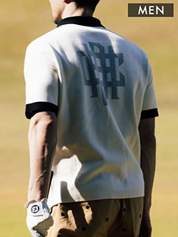 キャプテンズヘルムゴルフ　25年秋冬新作　半袖ニットポロ(メンズ)　CHG25-AW-T14