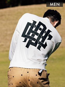 キャプテンズヘルムゴルフ　25年秋冬新作　長袖モックネック(メンズ)　CHG25-AW-T16