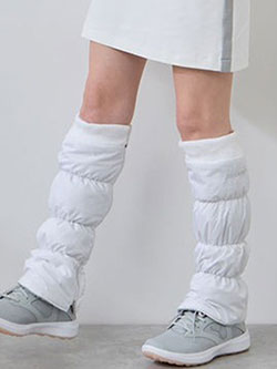 ジュン&ロペ　25年秋冬新作　中わたレッグウォーマー/撥水・防風　ERR65010