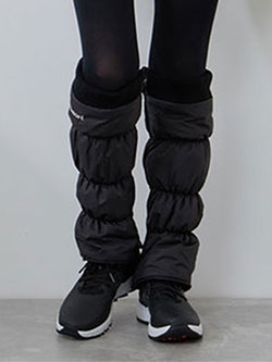 ジュン&ロペ　25年秋冬新作　中わたレッグウォーマー/撥水・防風　ERR65010