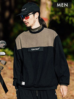 キャプテンズヘルムゴルフ　25年秋冬　ワッフルコーデュロイプル(メンズ)　CHG25-AW-T11