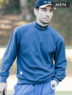 キャプテンズヘルムゴルフ　25年秋冬新作　サーマルモックネック(メンズ)　CHG25-AW-T10