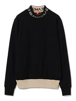 ビームスゴルフ　25年秋冬新作　エアシャット 衿ロゴプルオーバー　83-15-0118-647