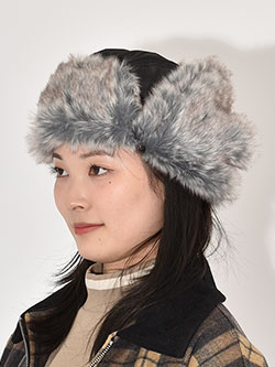 ニューエラ　25年秋冬新作　ファーフライトキャップ　14668874