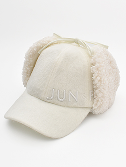 ジュン&ロペ　25年秋冬新作　ボアミミアテツキキャップ　ERU25200