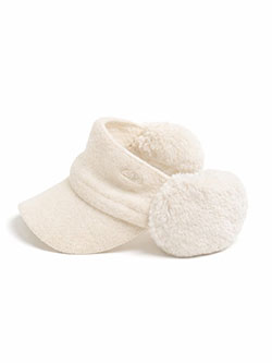 エンティ　25年秋冬新作　ウールイヤーフラップバイザー　25A0506