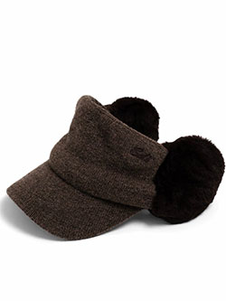 エンティ　25年秋冬新作　ウールイヤーフラップバイザー　25A0506