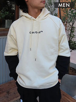 キャプテンズヘルムゴルフ　25年秋冬新作　バイカラーパーカー(メンズ)　CHG25-AW-T22