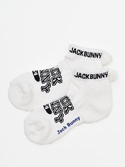 ジャックバニー　26年春夏新作　L字機能アンクル丈梵天ソックス　262-6186102