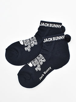 ジャックバニー　26年春夏新作　L字機能アンクル丈梵天ソックス　262-6186102