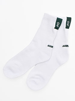 ジャックバニー　26年春夏新作　タグ付ミドル丈ソックス　262-6186106