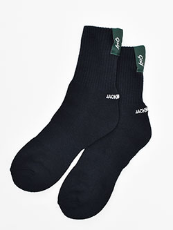 ジャックバニー　26年春夏新作　タグ付ミドル丈ソックス　262-6186106