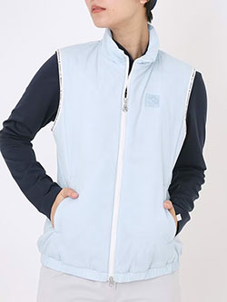 アダバット　26年春夏新作　パデッドジップベスト　119-25201