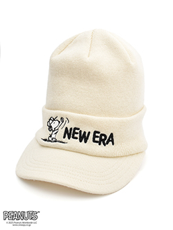 ニューエラ　25年秋冬新作　PEANUTSニットキャップ　14682540