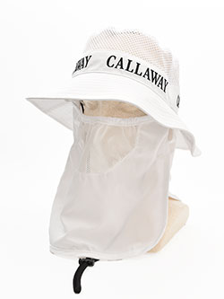 キャロウェイ　26年春夏新作　日よけフェイスカバー付き3WAYハット　C26191217