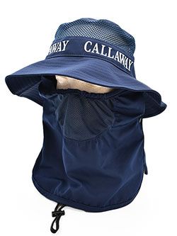 キャロウェイ　26年春夏新作　日よけフェイスカバー付き3WAYハット　C26191217