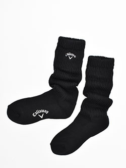 キャロウェイ　26年春夏新作　ミドル丈ルーズソックス　C26193209