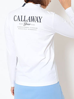 キャロウェイ　26年春夏新作　コットンストレッチ長袖モックネックシャツ　C26133201