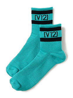 ヴィトゥエルヴ　26年春夏新作　VT LINE MID SOCKS　V122610-AC09