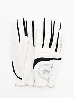 ニューバランスゴルフ　26年春夏新作　定番シンセティックレザーネイルスルーグローブ　012-6985502