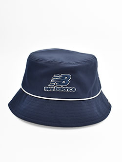 ニューバランスゴルフ　26年春夏新作　フラットキャンバス×NBロゴ刺繍バケットハット(ユニセックス)　012-6187006