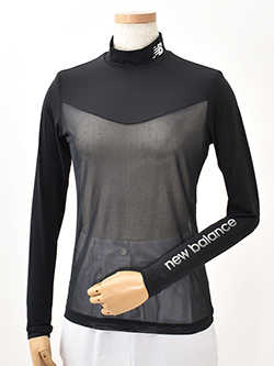 ニューバランスゴルフ　26年春夏新作　天竺×パワーネットモックネックインナー　012-6967501