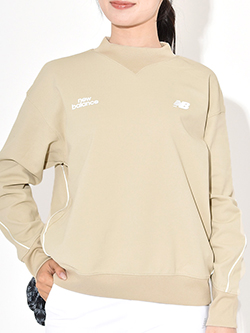 ニューバランスゴルフ　26年春夏新作　ダブルピケスウェットモックネック　012-6162502