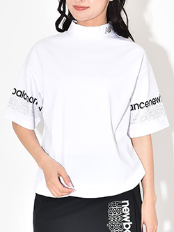 ニューバランスゴルフ　26年春夏新作　ダブルフェイス5分袖モックネック　012-6166509