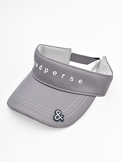 アンパスィ　26年春夏新作　【定番】ポリエステルツイルサンバイザー(ユニセックス)　AUA8706