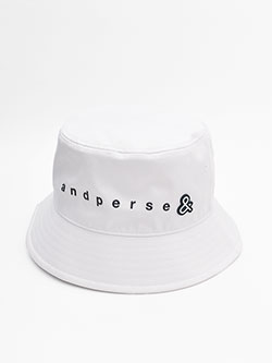 アンパスィ　26年春夏新作　【定番】ポリエステルツイルバケットハット(ユニセックス)　AUA8606