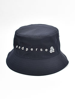 アンパスィ　26年春夏新作　【定番】ポリエステルツイルバケットハット(ユニセックス)　AUA8606