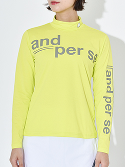 アンパスィ　26年春夏新作　リファインドライ長袖ハイネックシャツ　AFS9206V5