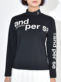 アンパスィ　26年春夏新作　リファインドライ長袖ハイネックシャツ　AFS9206V5