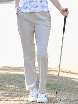 アダバット　26年春夏新作　【N】ストレッチツイルテーパードパンツ　119-65242