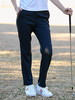 アダバット　26年春夏新作　【N】ストレッチツイルテーパードパンツ　119-65242