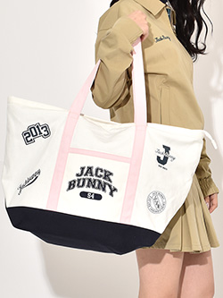 ジャックバニー　26年春夏新作　キャンバストートバッグ　262-6181210