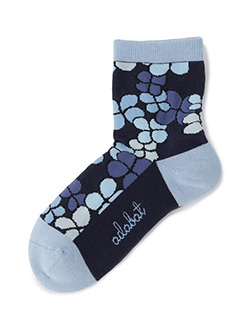 アダバット　26年春夏新作　フラワーショートソックス　C86-05371