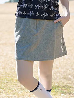 アダバット　26年春夏新作　【ADABAT NAVY】UVポンチAラインスカート　119-65350