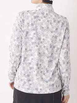 アダバット　26年春夏新作　UVクローバープリントハーフジッププルオーバー　119-15311