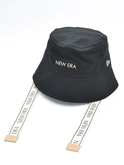 ニューエラ　26年春夏新作　ロゴテープバケットハット　14747117