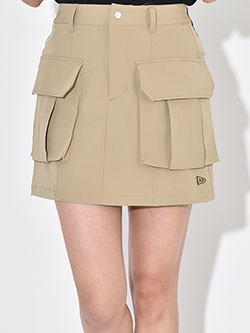 ニューエラ　26年春夏新作　ストレッチツイルカーゴスカート　14859853