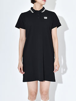 ニューエラ　26年春夏新作　半袖鹿の子ポロワンピース　14859863