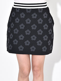 ジャックバニー　26年春夏新作　フラワージャガードニットスカート　263-6134366