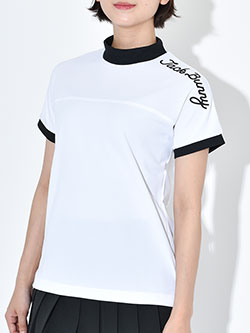 ジャックバニー　26年春夏新作　レイブロックドライワッフル半袖モックネック　263-6167350