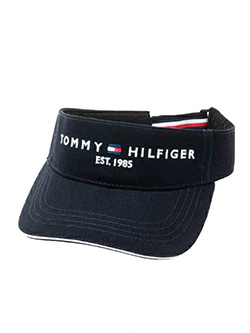 トミーヒルフィガーゴルフ　ティエイチロゴバイザー　THMB3F52
