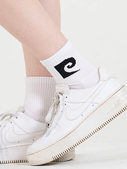 ピエールカルダンゴルフ　26年春夏新作　Pロゴデザインソックス(UNISEX)　PC-RW2610