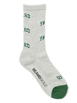 ビームスゴルフ　26年春夏新作　YARDロゴミドルソックス　81-43-0364-412