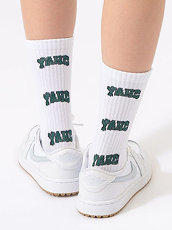 ビームスゴルフ　26年春夏新作　YARDロゴミドルソックス　81-43-0364-412