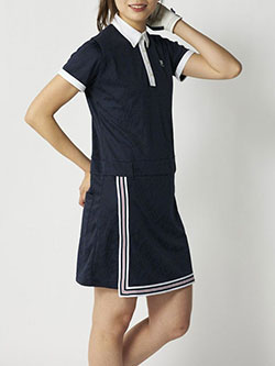 フィラゴルフ　26年春夏新作　巻きスカート風ワンピース　756410